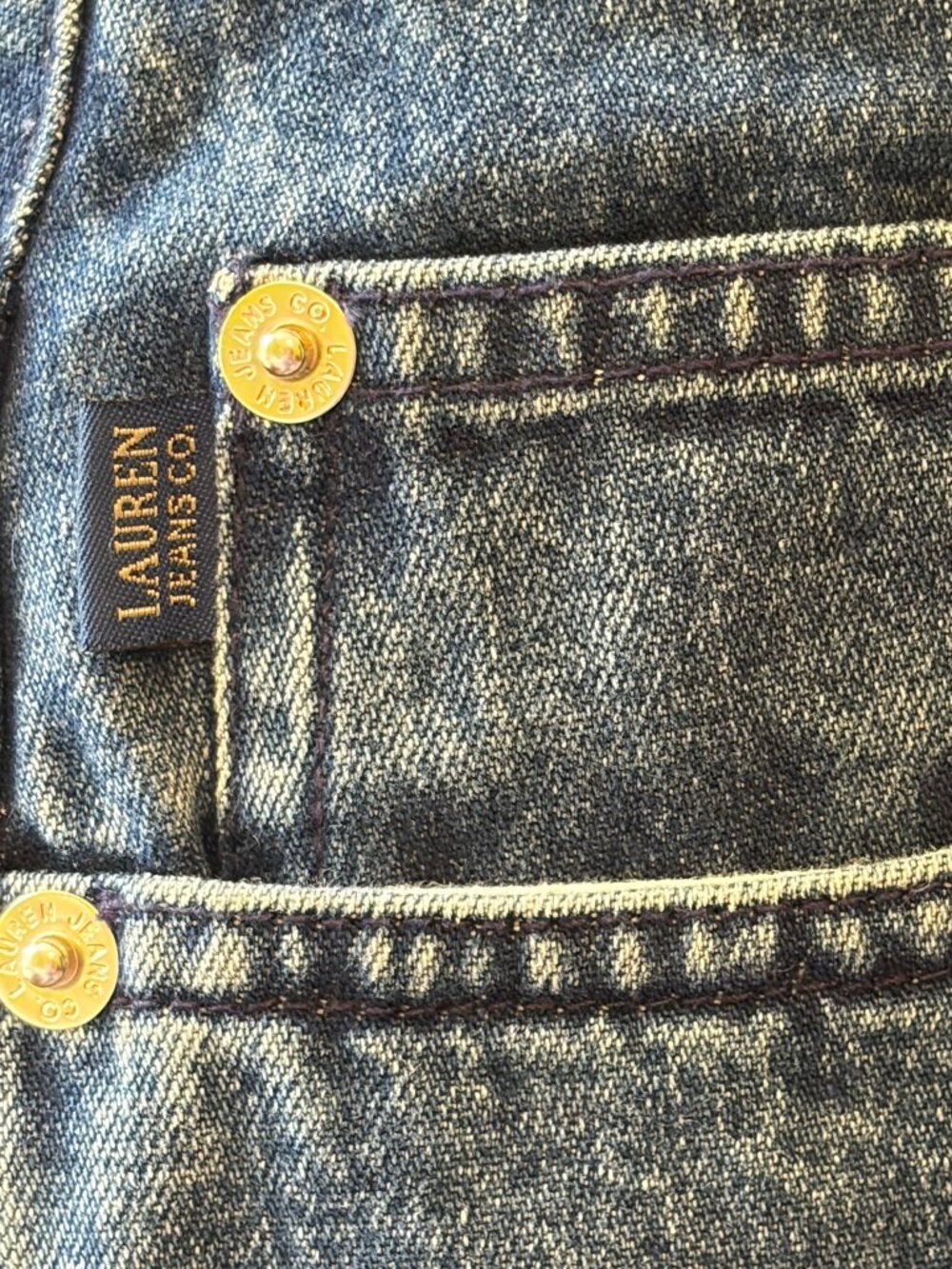 Vintage Lauren Jeans Co Ralph Lauren Denim Maxi Skirt - Picture 8 of 16